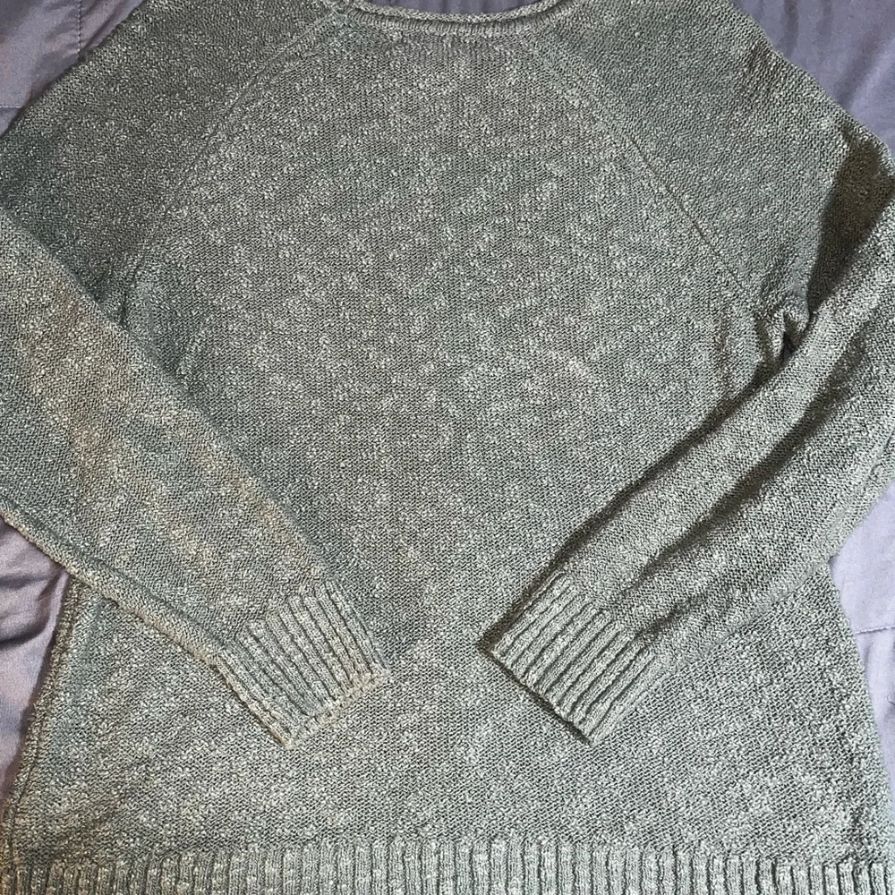 Vintage L.L. Bean Women's 100% Cotton Knit Sweater - Picture 5 of 7